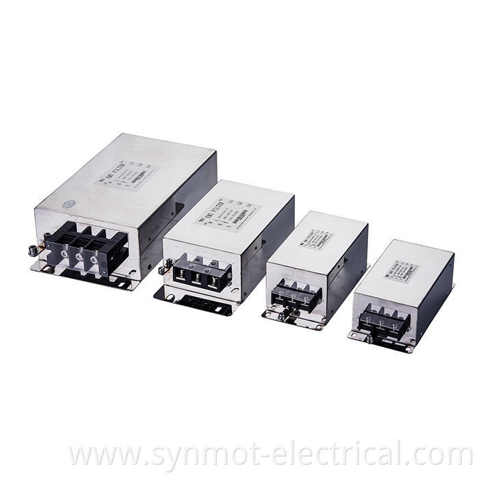 Synmot Three phase power line ac noise EMI filter for 65KW servo drive